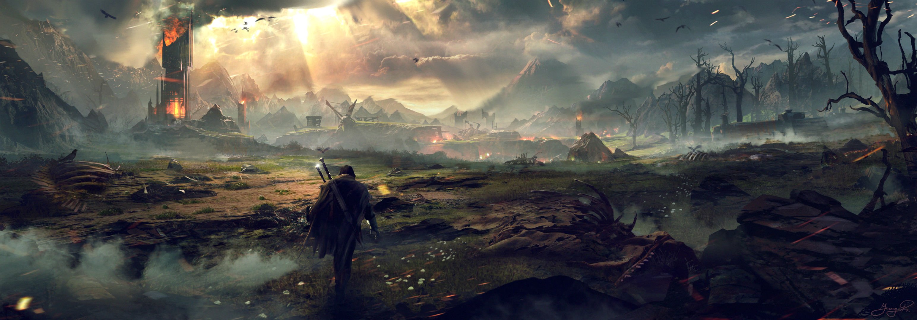 middle, Earth, Shadow, Mordor, Action, Adventure, Fantasy, Lotr, Lord, Rings, Warrior, Online,  28 Wallpaper