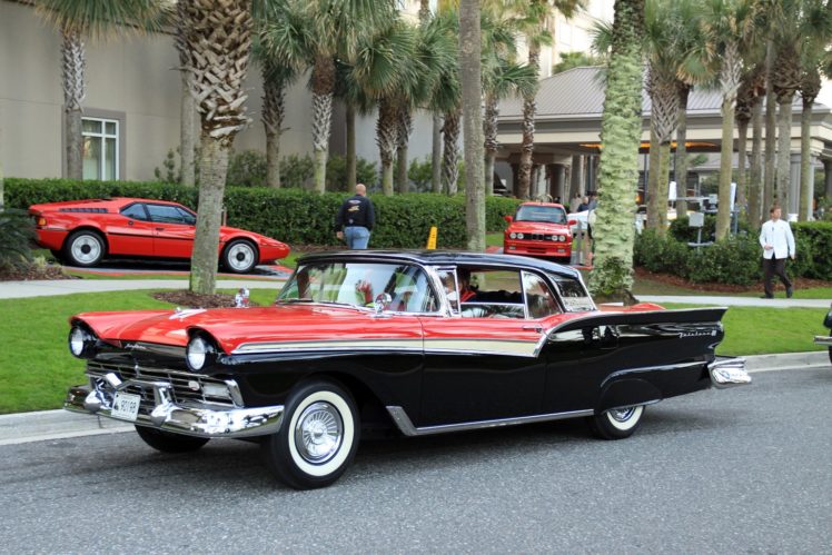 1957, Ford, Fairlane, 500, Skyliner, Car, Vehicle, Classic, Retro, Sport, Supercar, 1536×1024,  1 HD Wallpaper Desktop Background