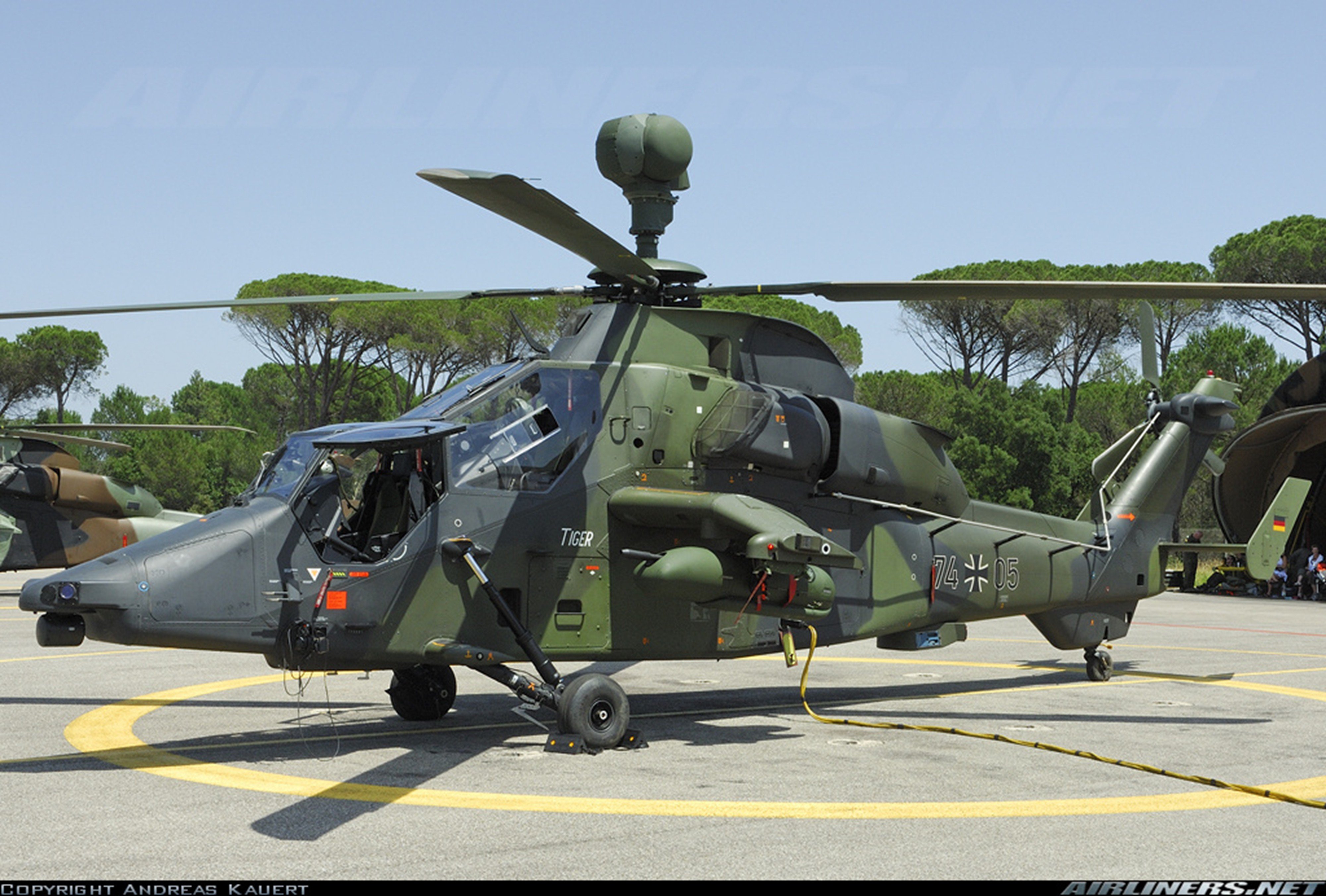 helicopter, Aircraft, Vehicle, Military, Army, Attack, Eurocopter, Tiger,  2 Wallpaper