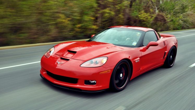 chevrolet, Corvette, Z06, Supercars, Red, Muscle HD Wallpaper Desktop Background