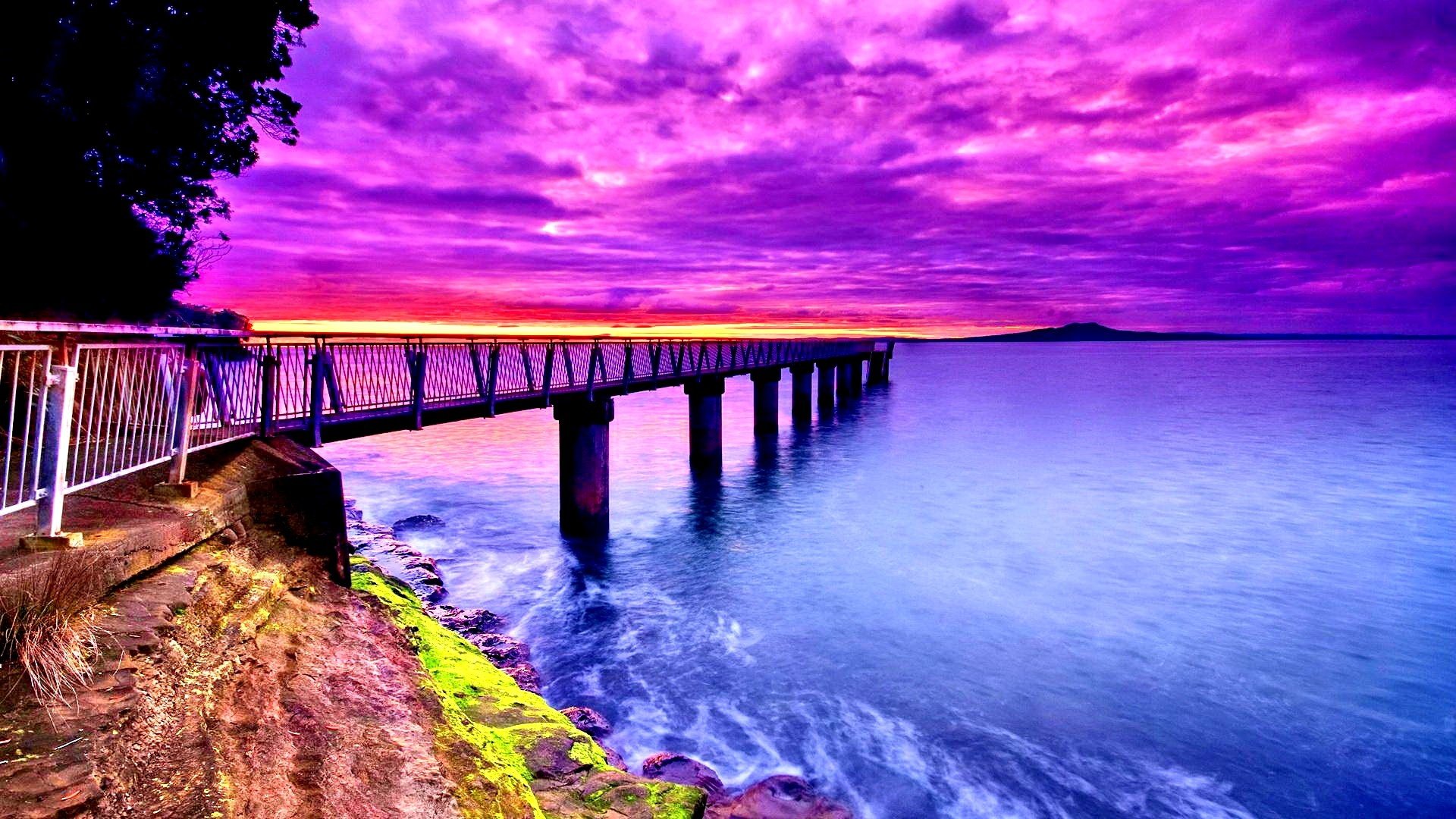 nature, Landscape, Sunset Wallpaper