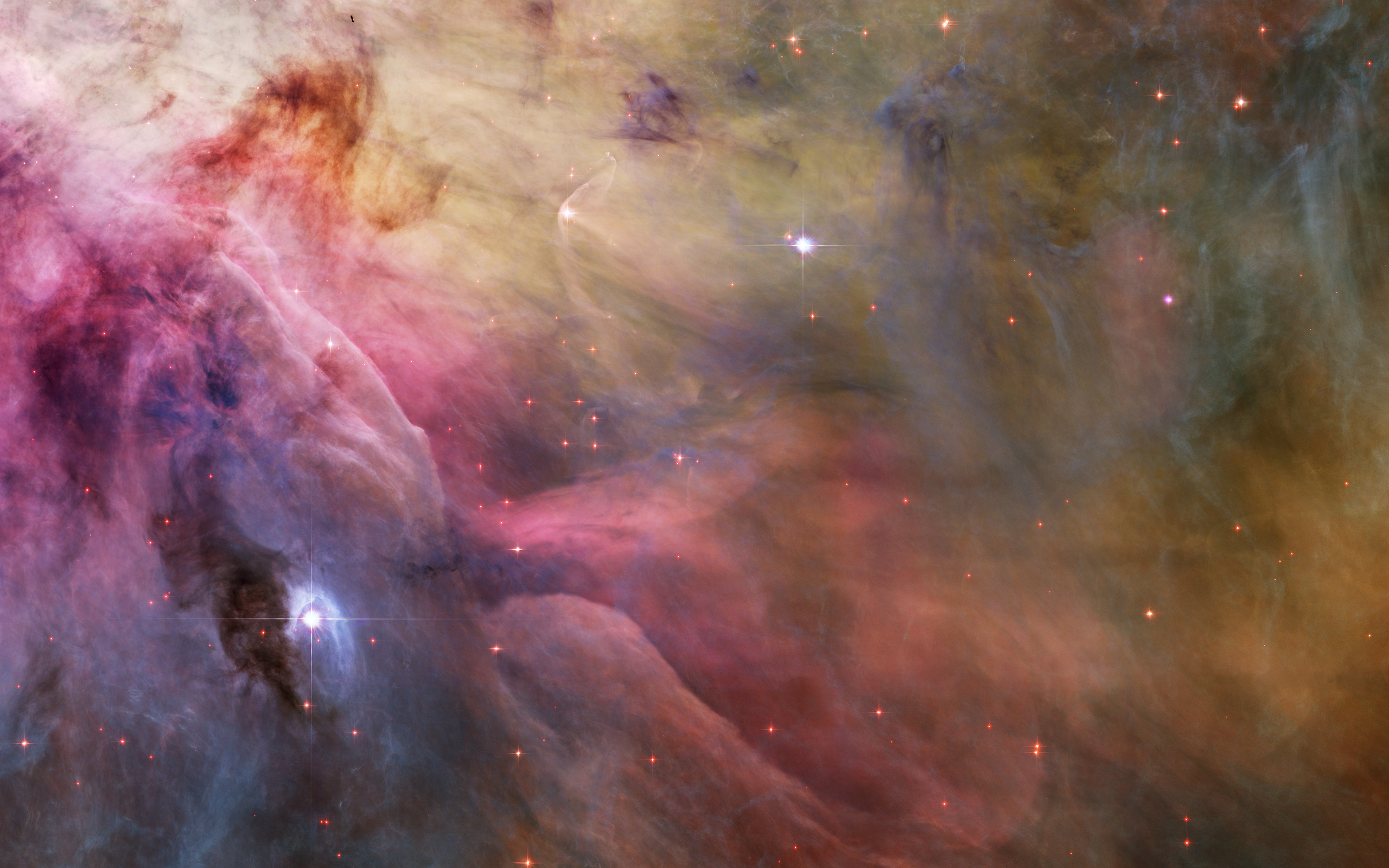sci fi, Nebula, Dust, Stars Wallpaper
