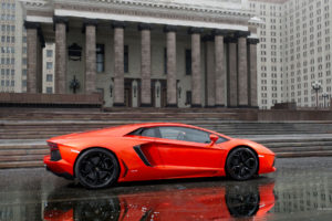 2012, Lamborghini, Aventador, Lp700 4, Supercars, Rain