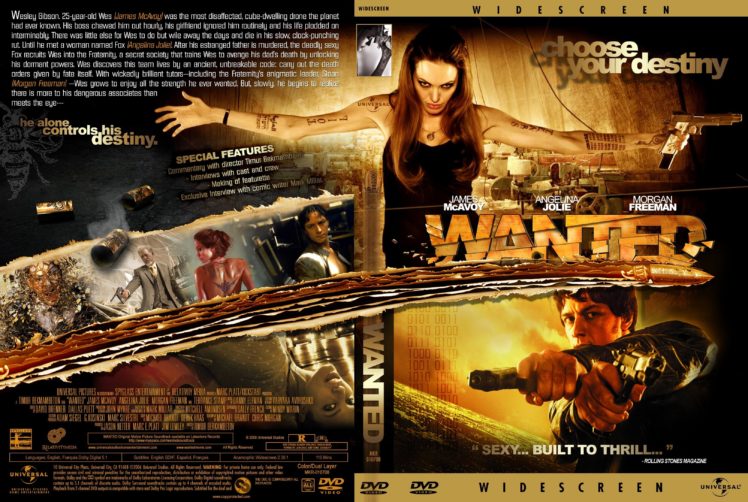 wanted, Action, Crime, Fantasy, Sci fi, Jolie,  3 HD Wallpaper Desktop Background