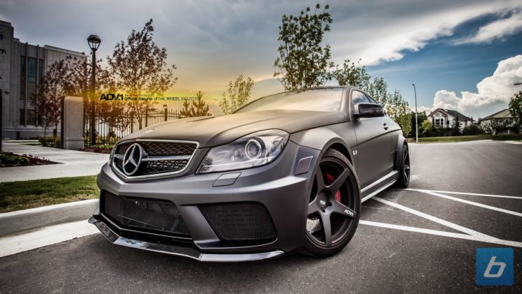 mercedes c63 amg black serie HD Wallpaper Desktop Background