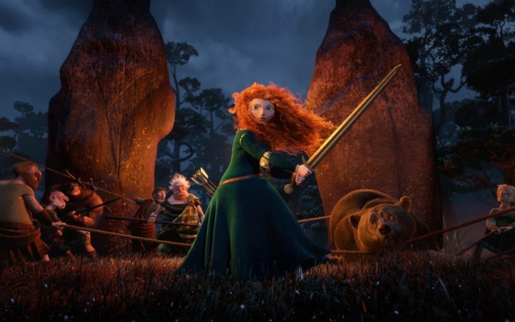 braveheart, Movies, Animation, Fantasy, Weapons, Sword, Girl HD Wallpaper Desktop Background