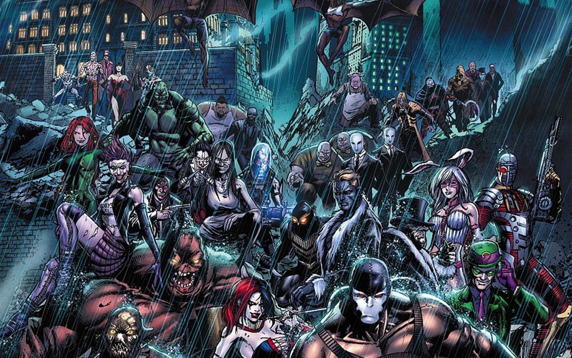 arkham, War, Forever, Evil, D c, Dc comics, Crossover, Batman,  7 Wallpaper