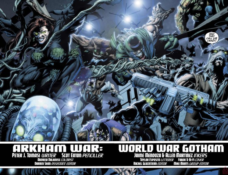arkham, War, Forever, Evil, D c, Dc comics, Crossover, Batman,  9 HD Wallpaper Desktop Background