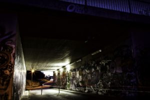 night, Germany, Graffiti, Urban, Underpass, Tunnel