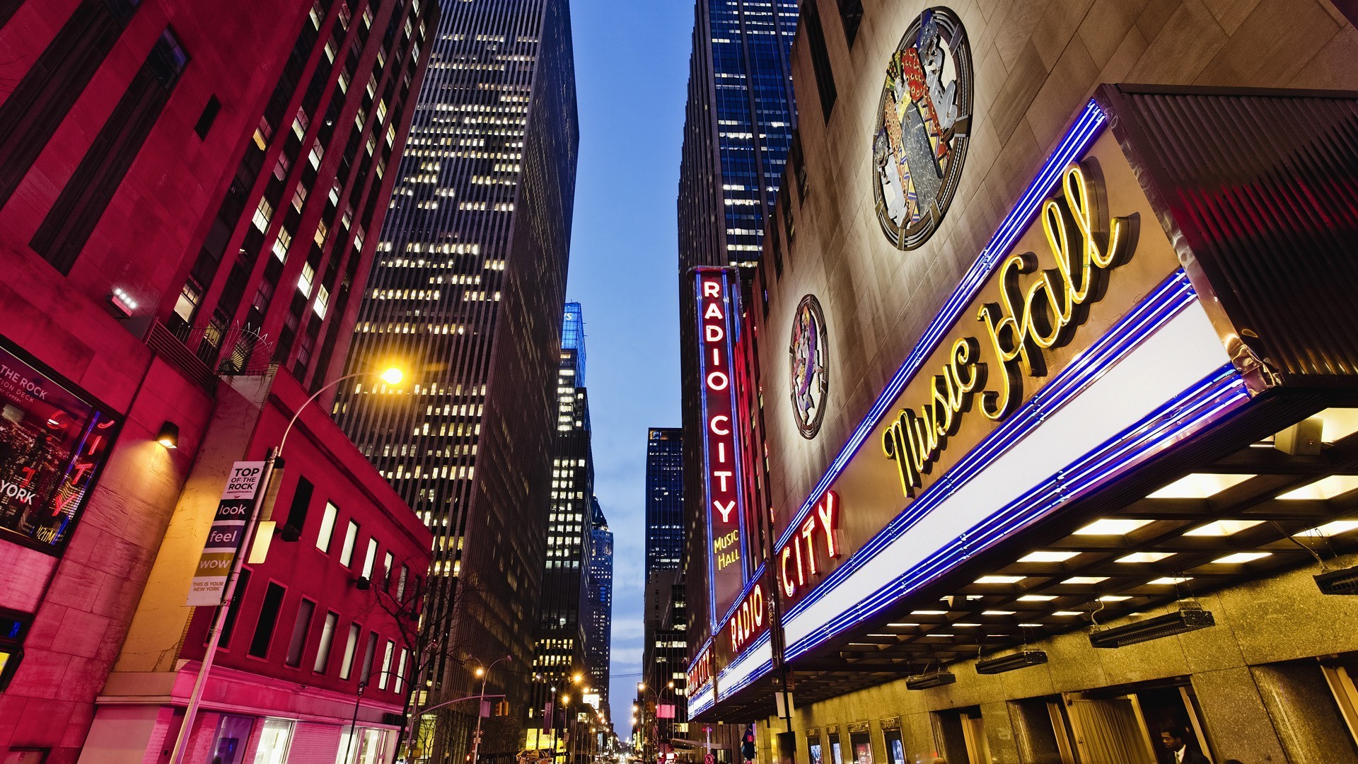 new, York, Cities, Architecture, Buildings, Signs, Lights, Skyscrapers Wallpaper