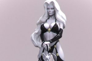 lady, Death, Horror, Dark, Demon, Satan, Goddess, Fantasy, Sexy, Babe,  32