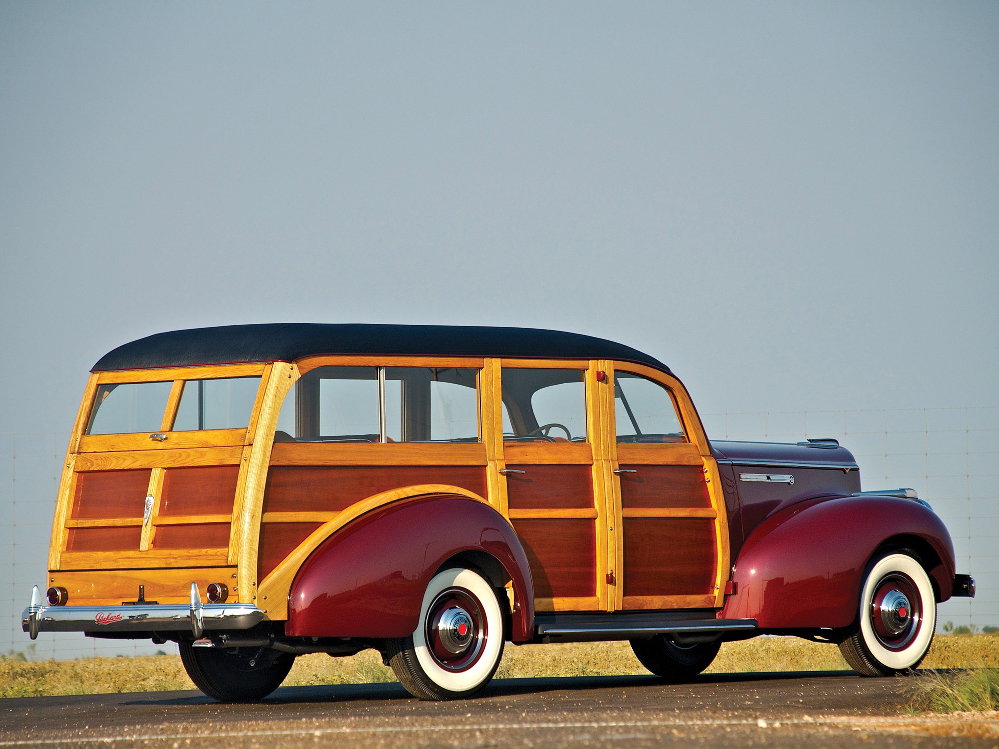 packard, 110, Station wagon, Wood, 1941, Car, Vehicle, Classic, Retro, 4000x3000,  7 Wallpaper