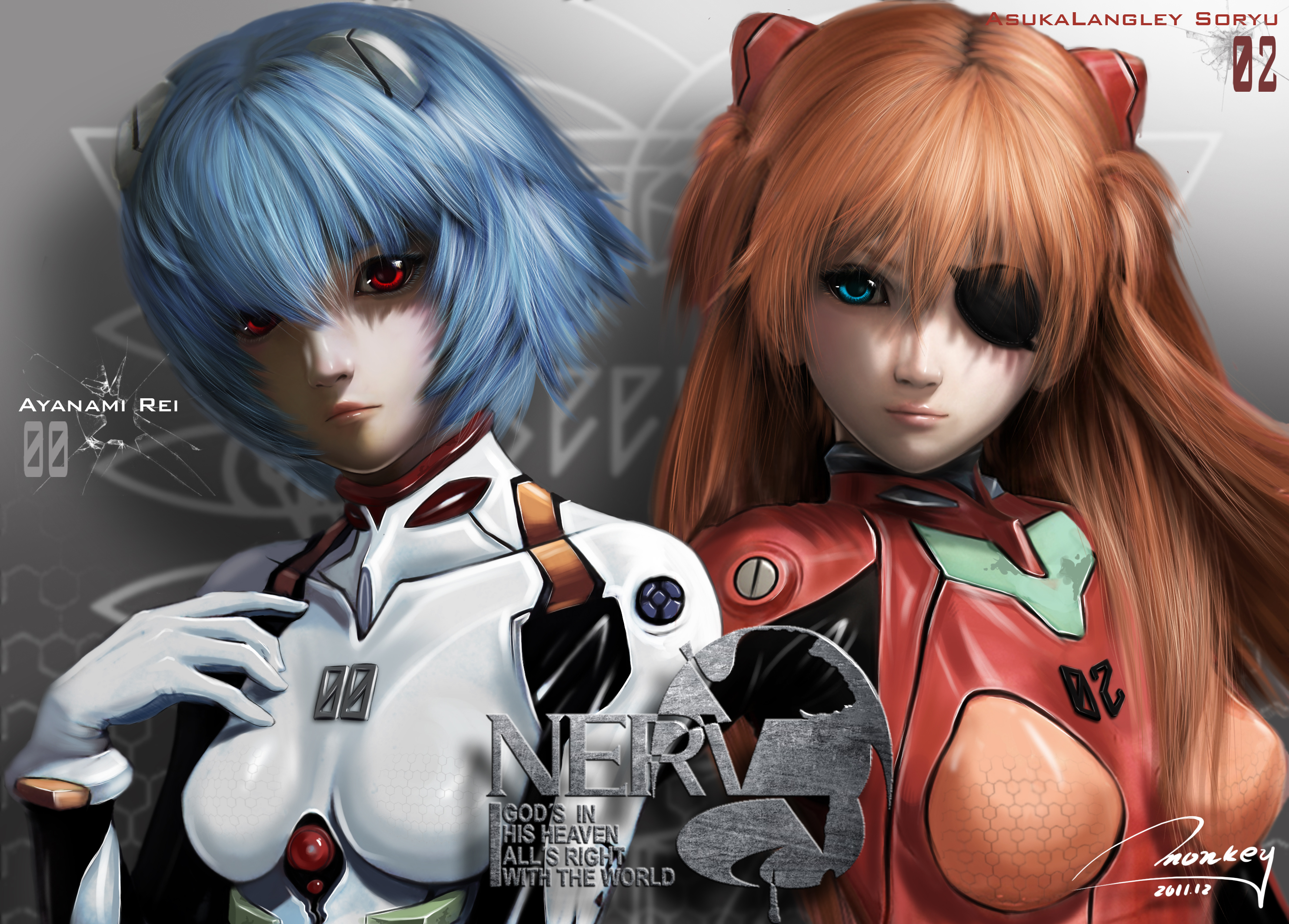 neon, Genesis, Evangelion Wallpaper