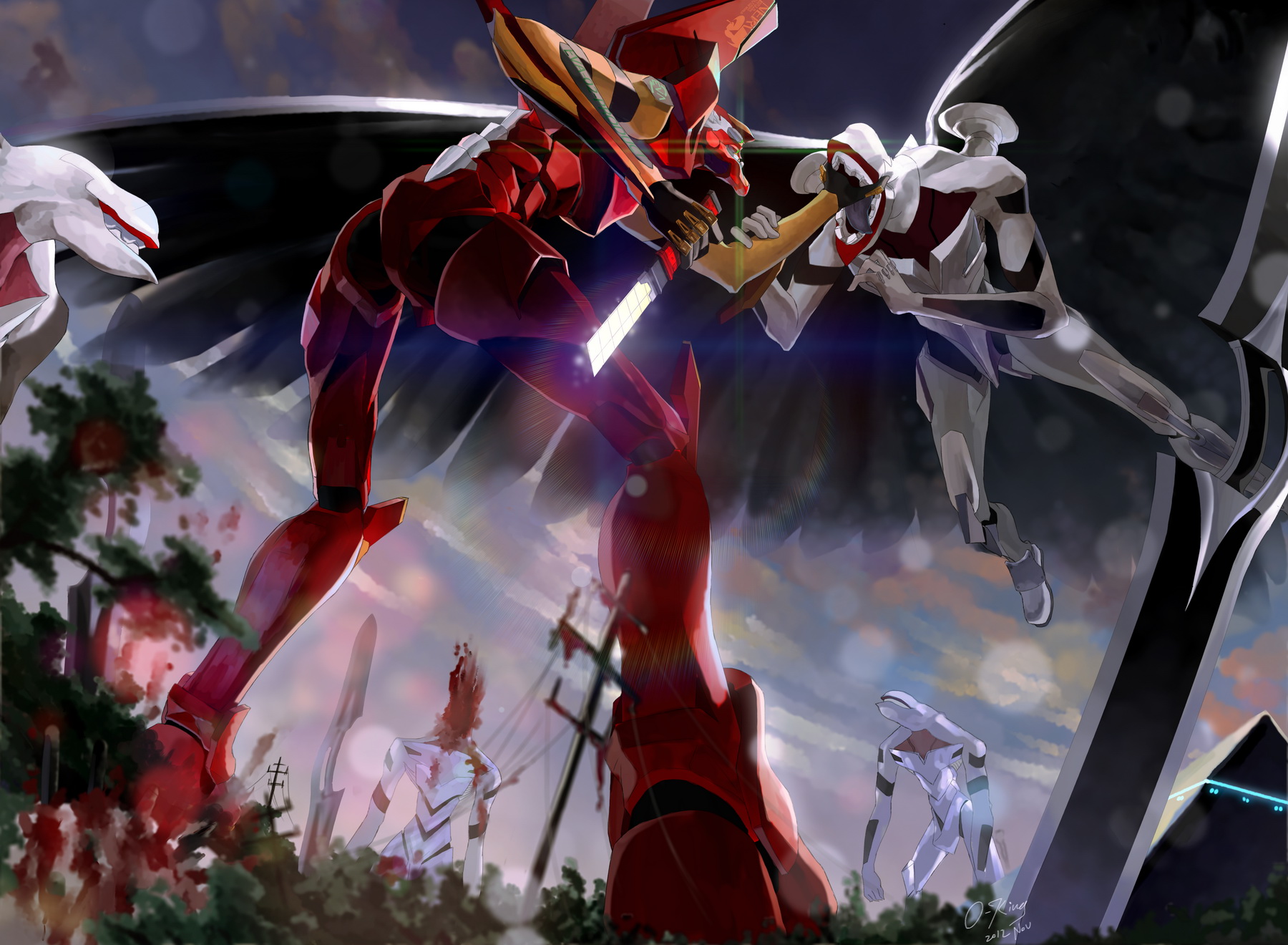 neon, Genesis, Evangelion Wallpaper