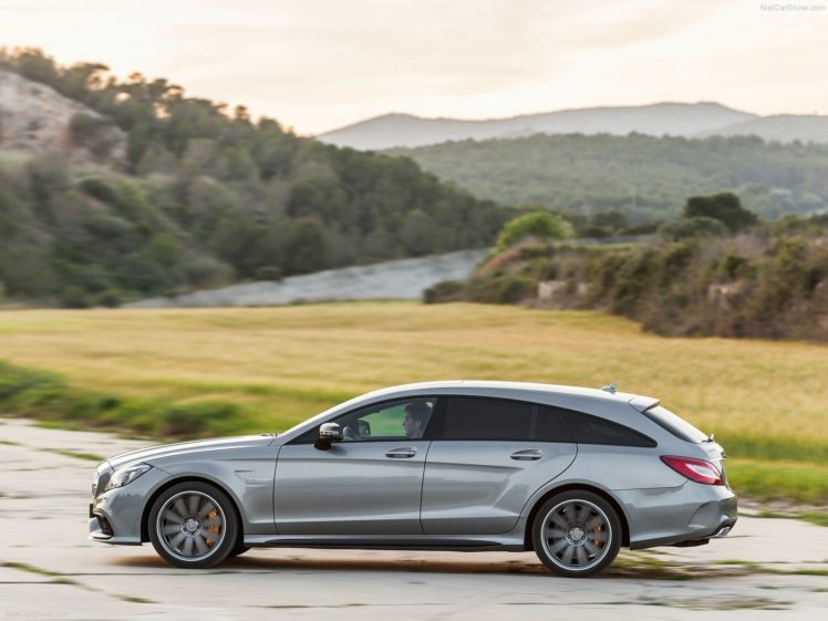 2014 mercedes cls63 amg shooting brake HD Wallpaper Desktop Background