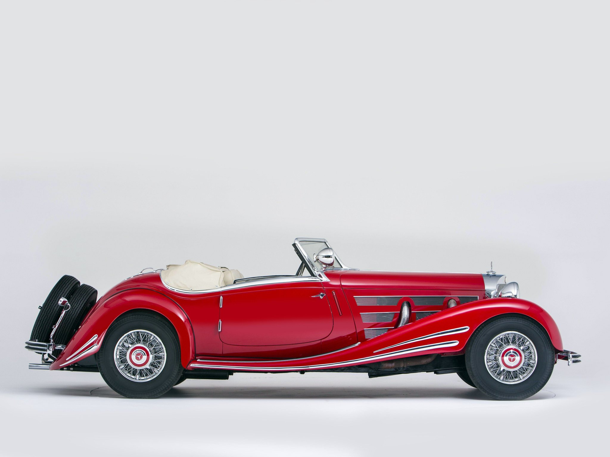 1934, Mercedes, Benz, 500k, 540k, Special, Roadster,  105136 , Retro Wallpaper