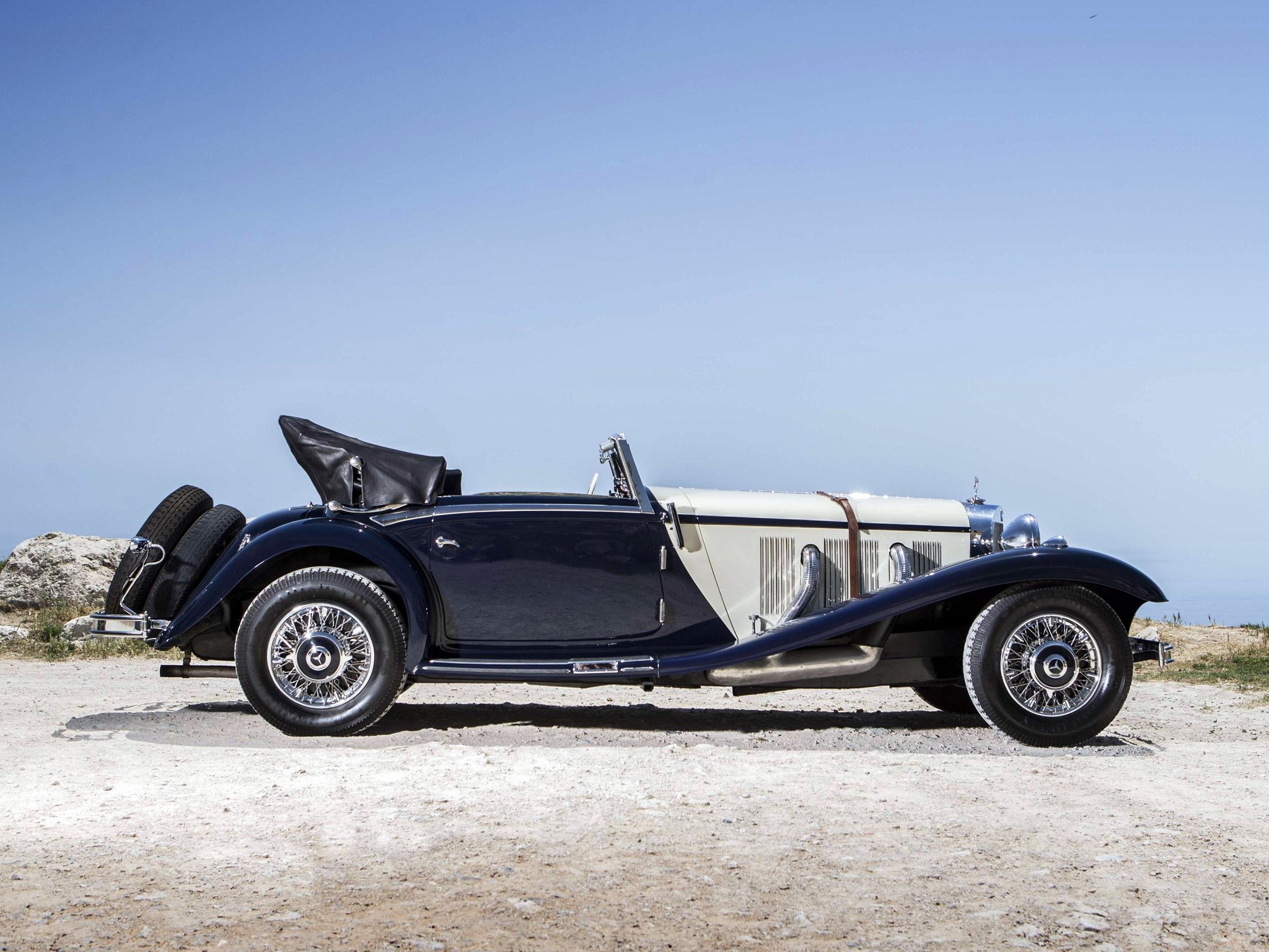 1936, Mercedes, Benz, 540k, Sport, Cabriolet, A, Retro, Luxury, Tt Wallpaper