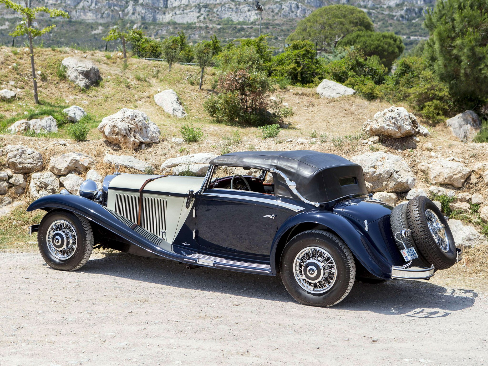 1936, Mercedes, Benz, 540k, Sport, Cabriolet, A, Retro, Luxury Wallpaper