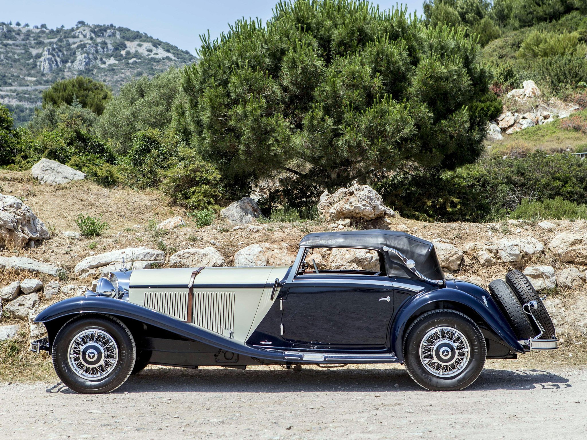 1936, Mercedes, Benz, 540k, Sport, Cabriolet, A, Retro, Luxury, Ty Wallpaper