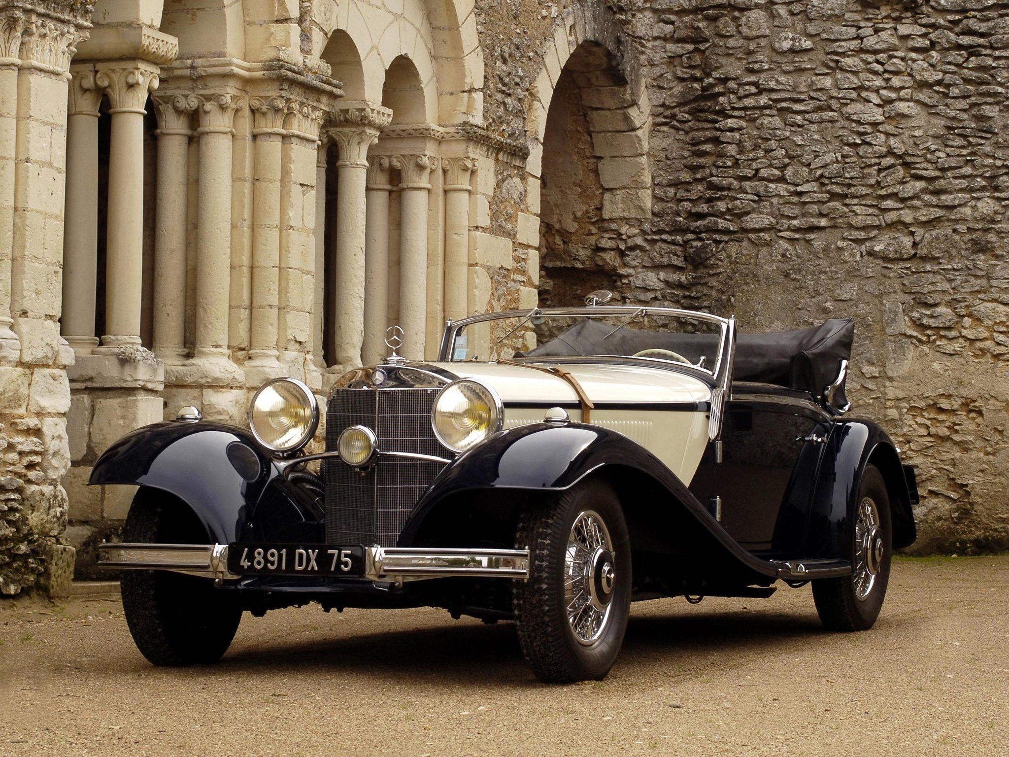 1936, Mercedes, Benz, 540k, Sport, Cabriolet, A, Retro, Luxury Wallpaper