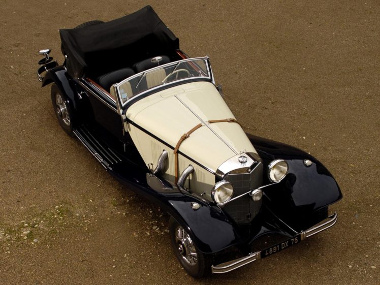 1936, Mercedes, Benz, 540k, Sport, Cabriolet, A, Retro, Luxury HD Wallpaper Desktop Background