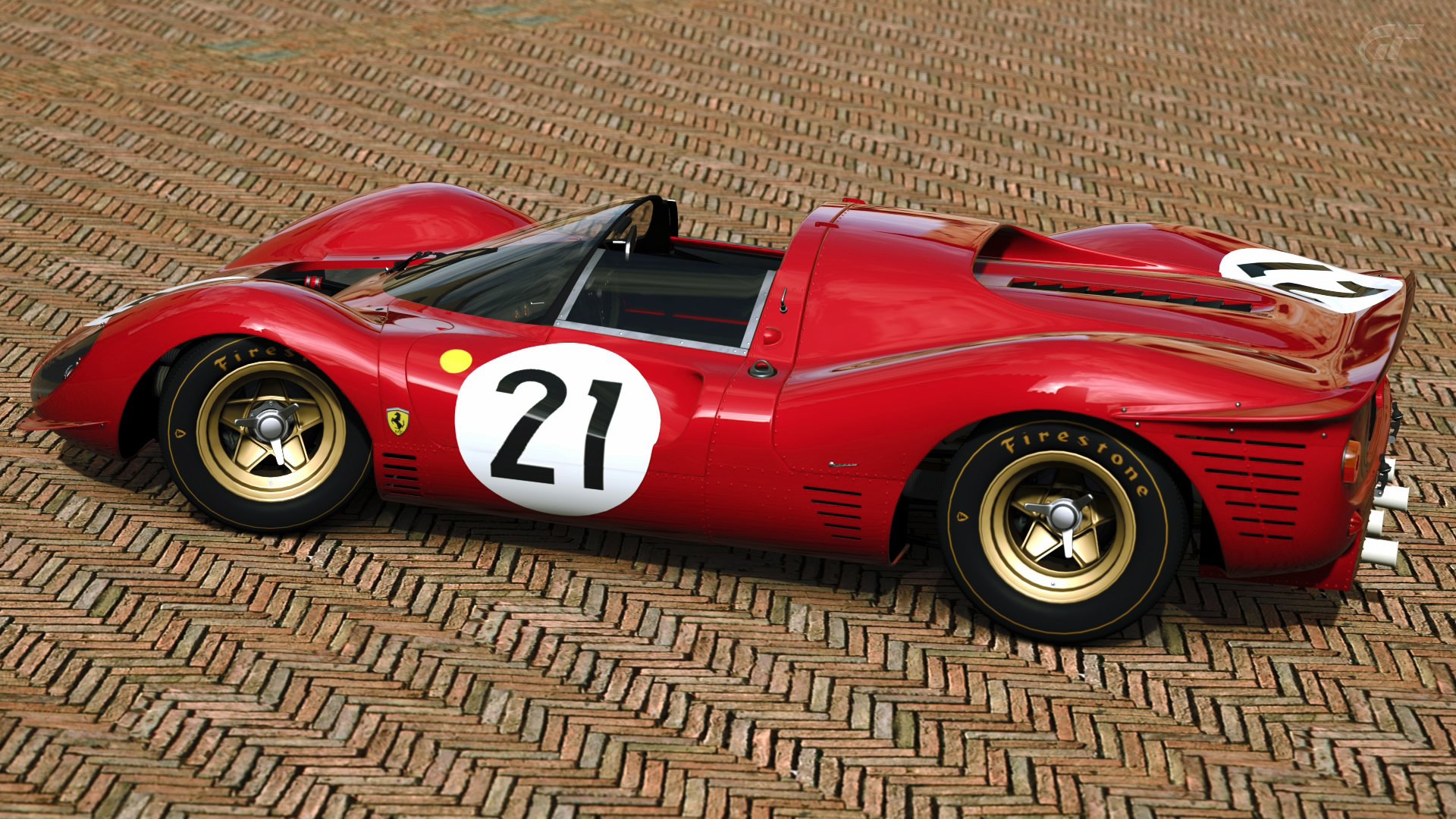 1967, Ferrari, 412p, Race, Racing, Classic Wallpaper