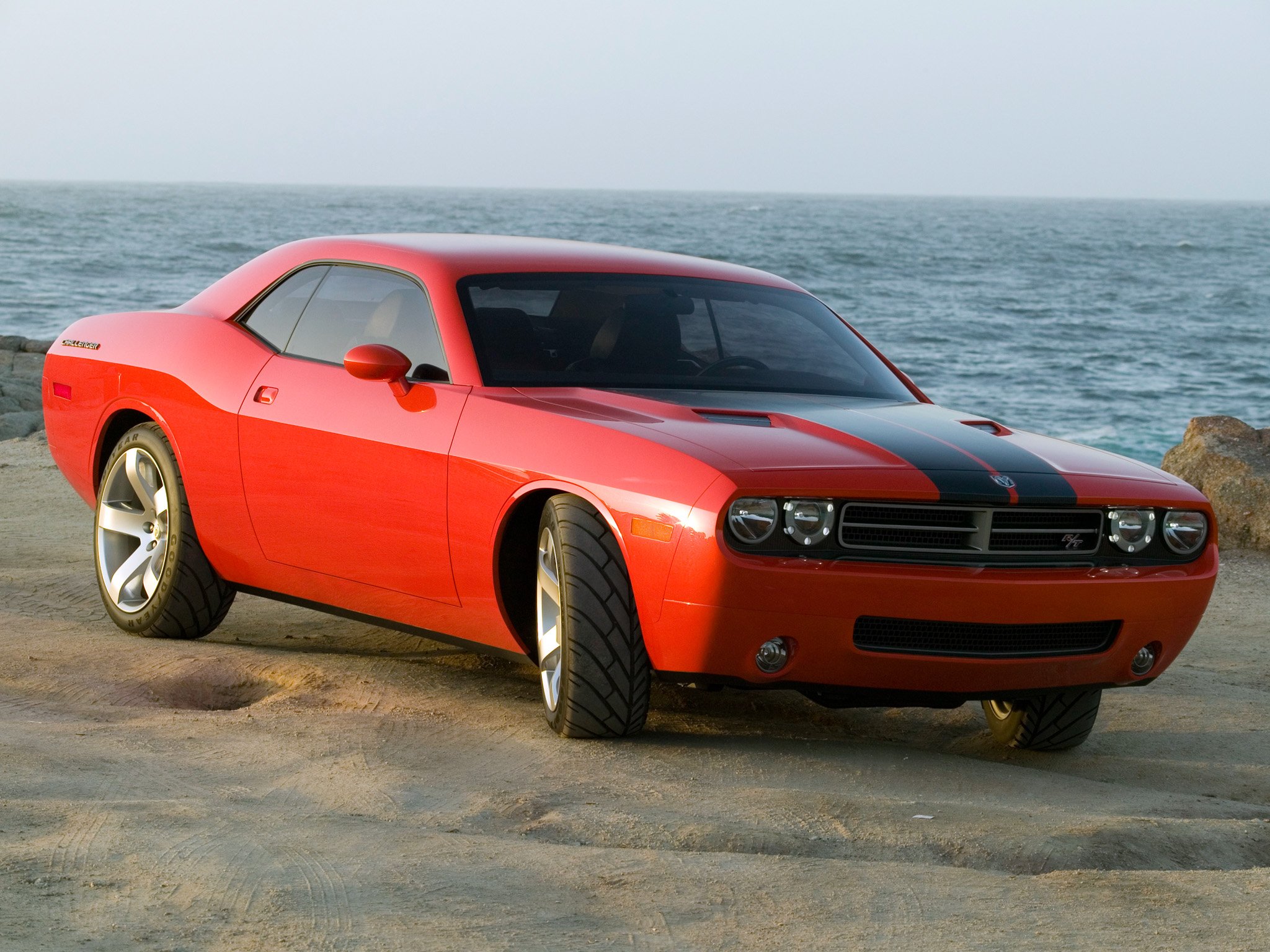 2006, Dodge, Challenger, Concept,  l c , Muscle Wallpaper
