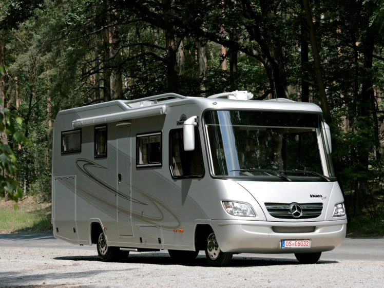 2009, Vario, Star, 750,  906 , Mercedes, Benz, Motorhome, Camper HD Wallpaper Desktop Background