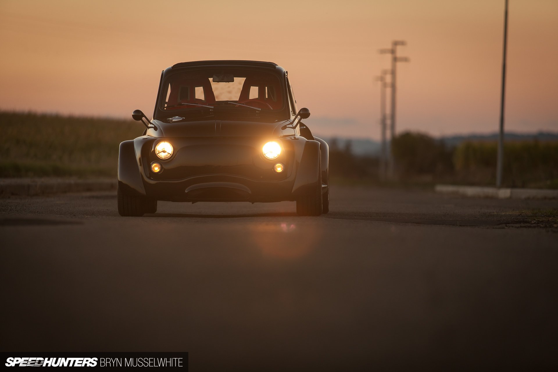 ferrari, Fiat, 500, Oemmedi, Meccanica, Tuning, V 8 Wallpaper