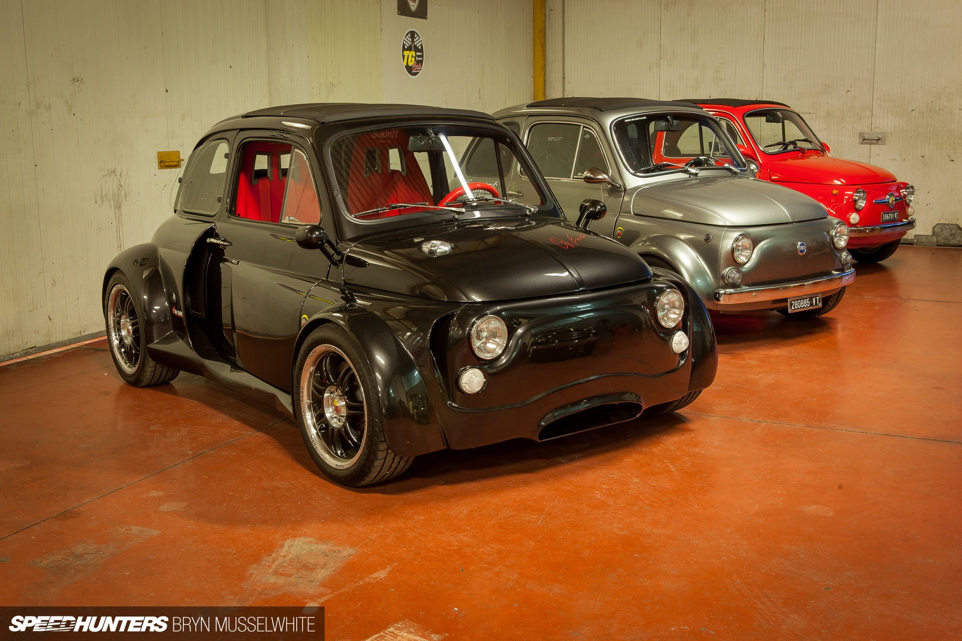 ferrari, Fiat, 500, Oemmedi, Meccanica, Tuning, V 8, Rq Wallpaper