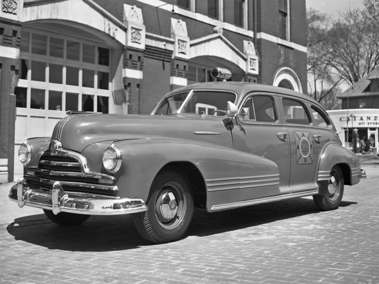 1947, Pontiac, Torpedo, 4 door, Sedan, Staff, Emergency, Firetruck, Retro, Gh HD Wallpaper Desktop Background