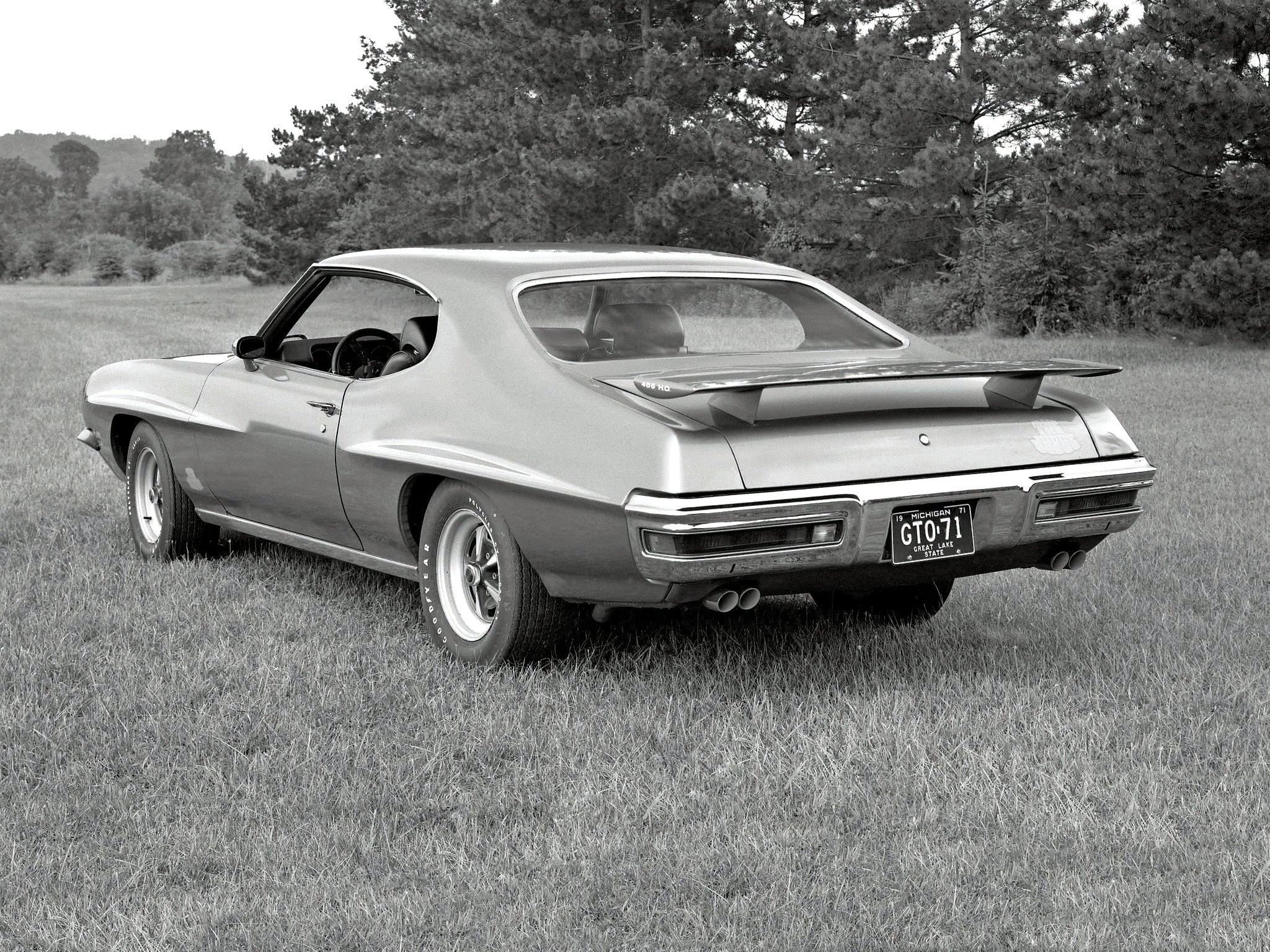 1971, Pontiac, Gto, Judge, Hardtop, Coupe, Muscle, Classic Wallpaper