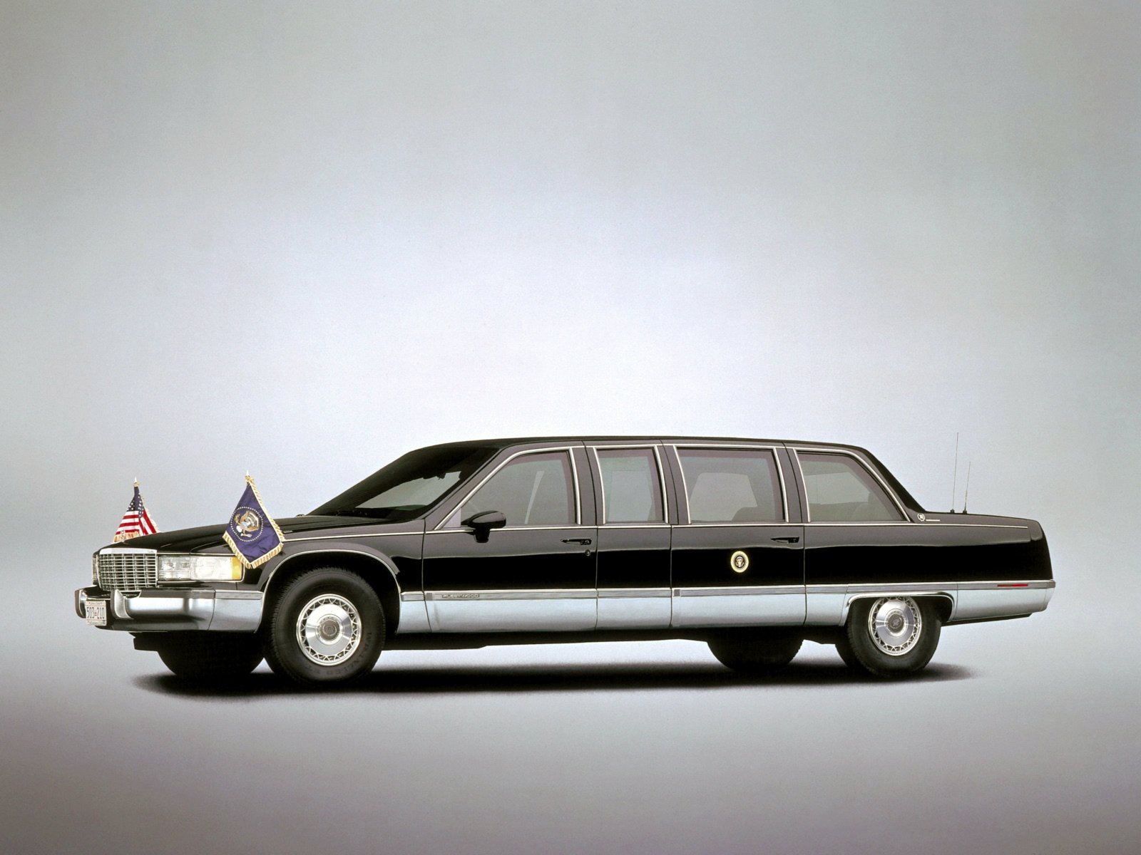 1993, Cadillac, Fleetwood, Brougham, Presidential, Limosuine, Armored, Luxury Wallpaper