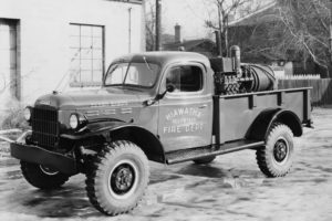 1950, Dodge, Power, Wagon, Pickup, Pumper,  b 2 pw , Firetruck, Retro, Emergency, Pickup