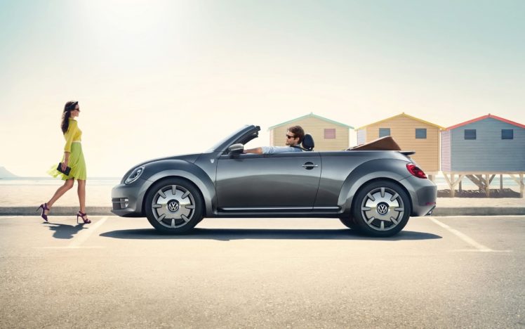 2014, Volkswagen, Beetle, Cabriolet, Karmann HD Wallpaper Desktop Background