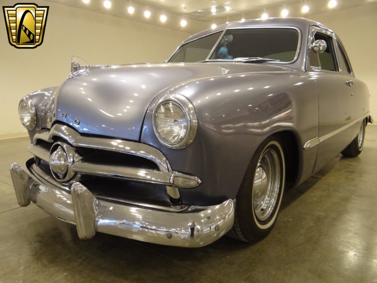 1950, Ford, Club, Coupe, Hot, Rod, Rods, Custom, Retro,  10 HD Wallpaper Desktop Background