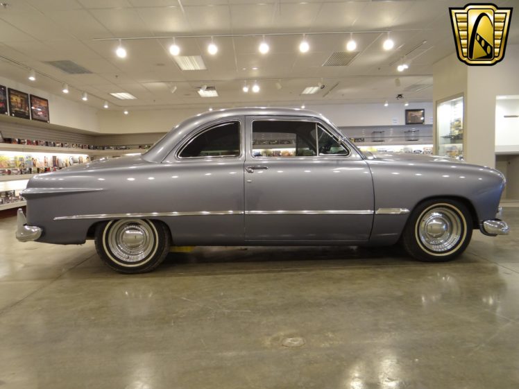 1950, Ford, Club, Coupe, Hot, Rod, Rods, Custom, Retro,  19 HD Wallpaper Desktop Background