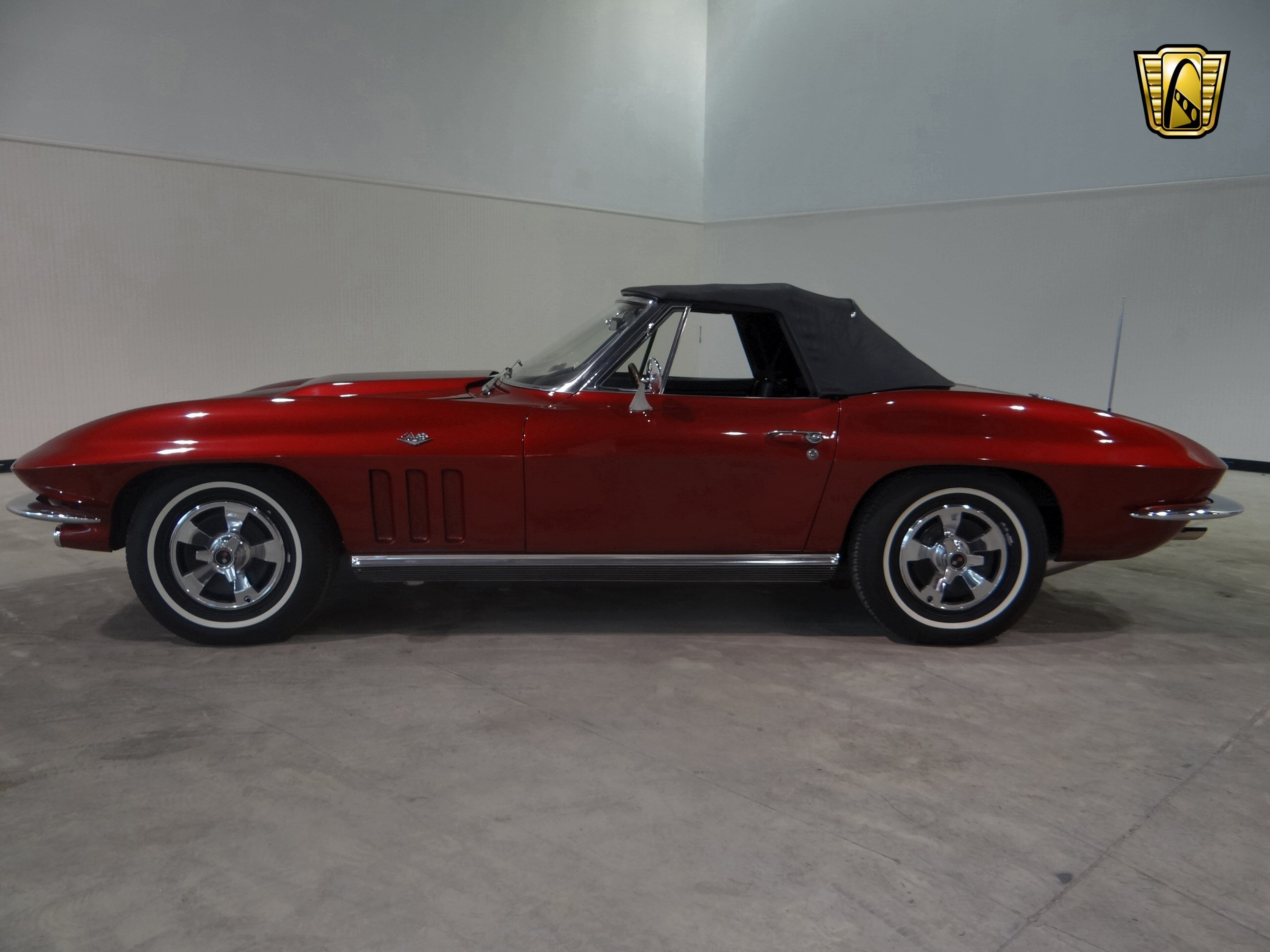 1966, Chevrolet, Corvette, Convertible, Muscle, Classic, Supercar Wallpaper