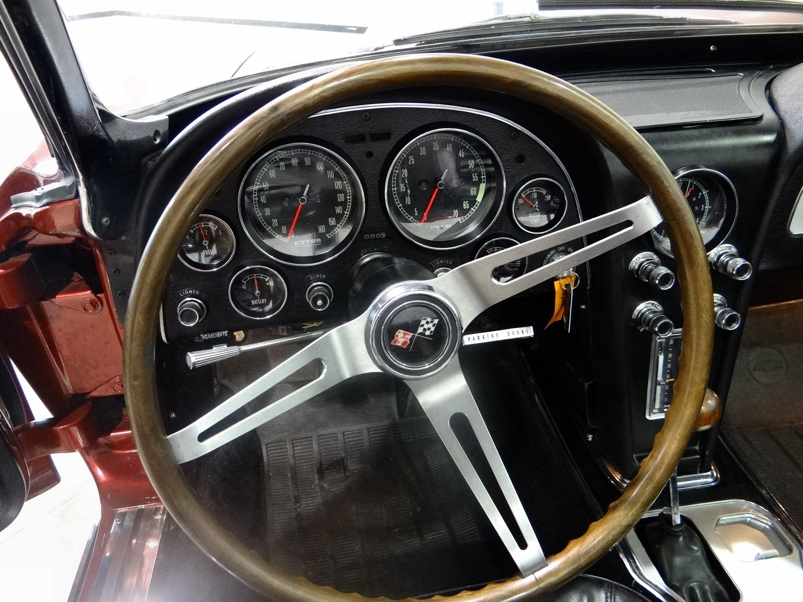 1966, Chevrolet, Corvette, Convertible, Muscle, Classic, Supercar Wallpaper