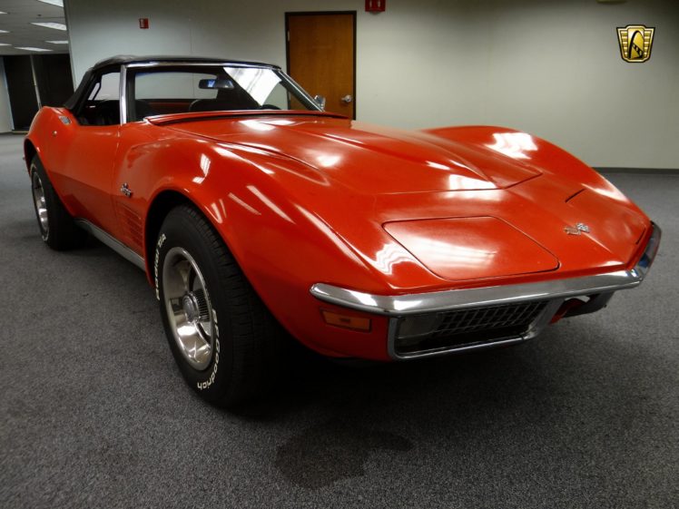 1971, Chevrolet, Corvette, Muscle, Supercar, Classic HD Wallpaper Desktop Background