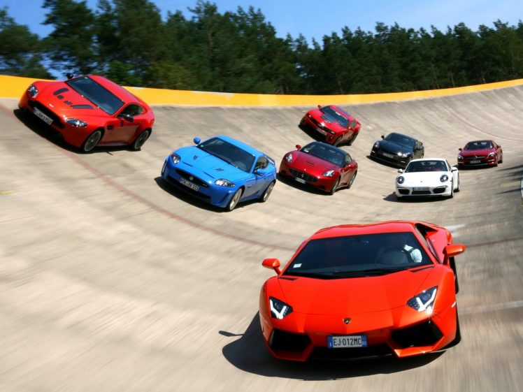 aston, Matrin, Jaguar, Supercars, Lamborgini, Porsche, Ferrari, Auto, Racing, Race, Track HD Wallpaper Desktop Background