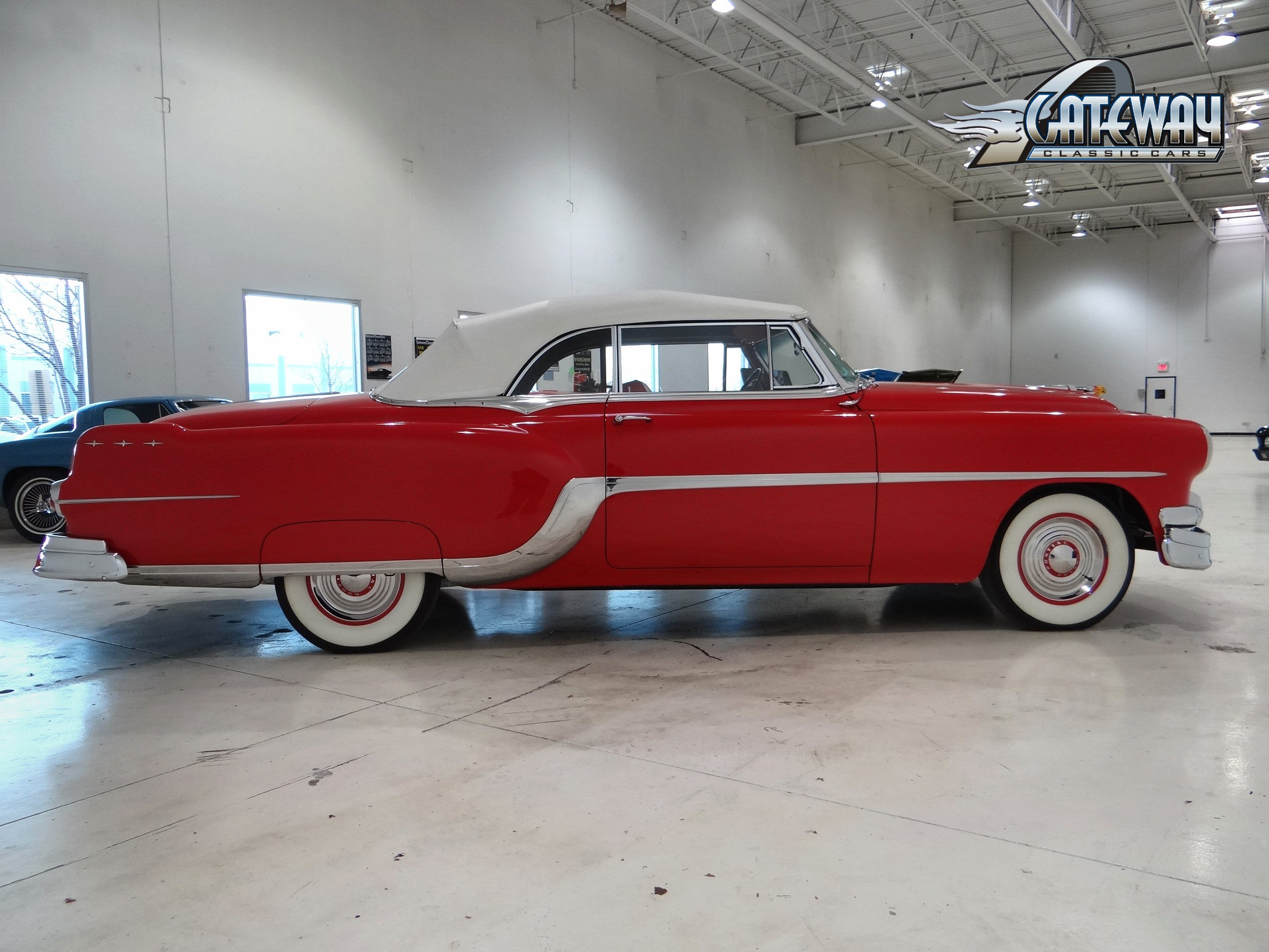 1954, Pontiac, Star, Chief, Convertible, Luxury, Retro Wallpaper
