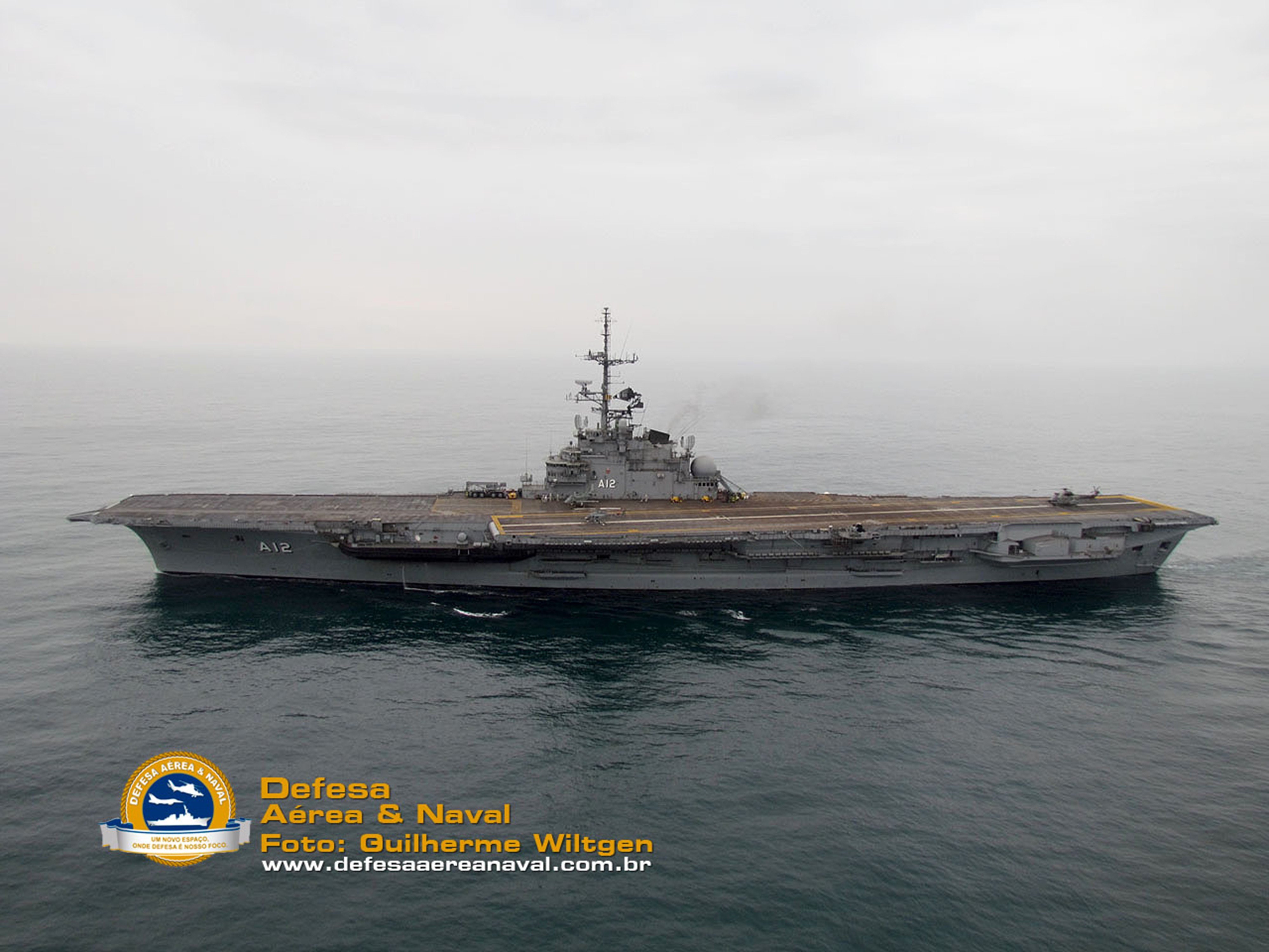 warship, Ship, Aircraft, Navy, Brazil, Nae sa Wallpaper