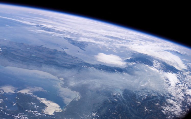 sci fi, Earth, Planets, Atmosphere, Clouds, Landscapes, Space, Ocean, Sea HD Wallpaper Desktop Background