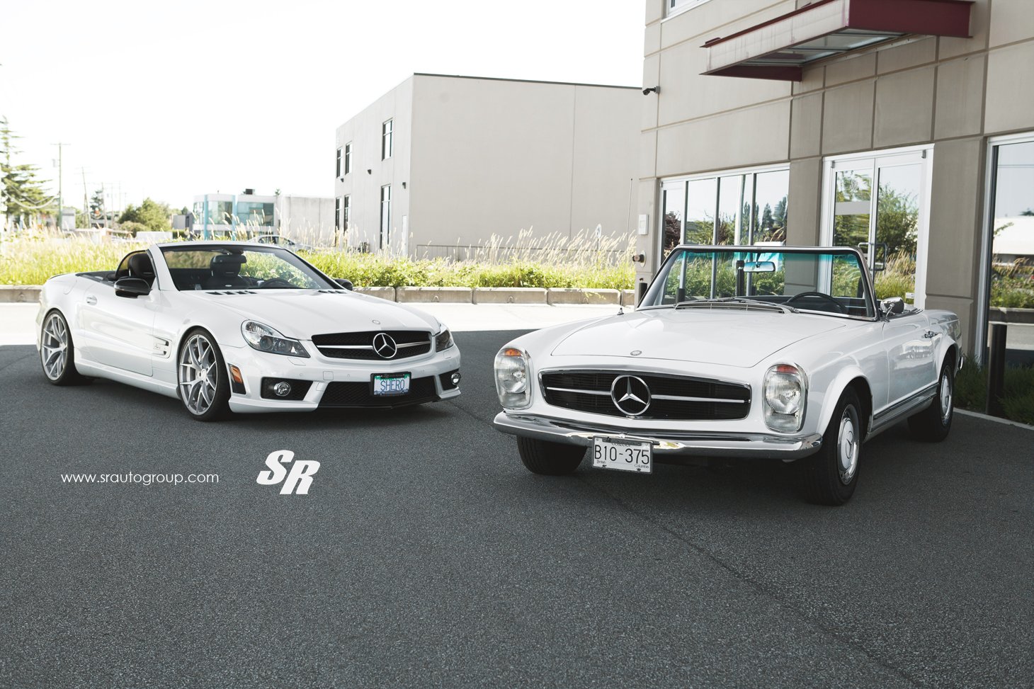 , Mercedes, Sl, White, Sr, Auto, Group Wallpaper