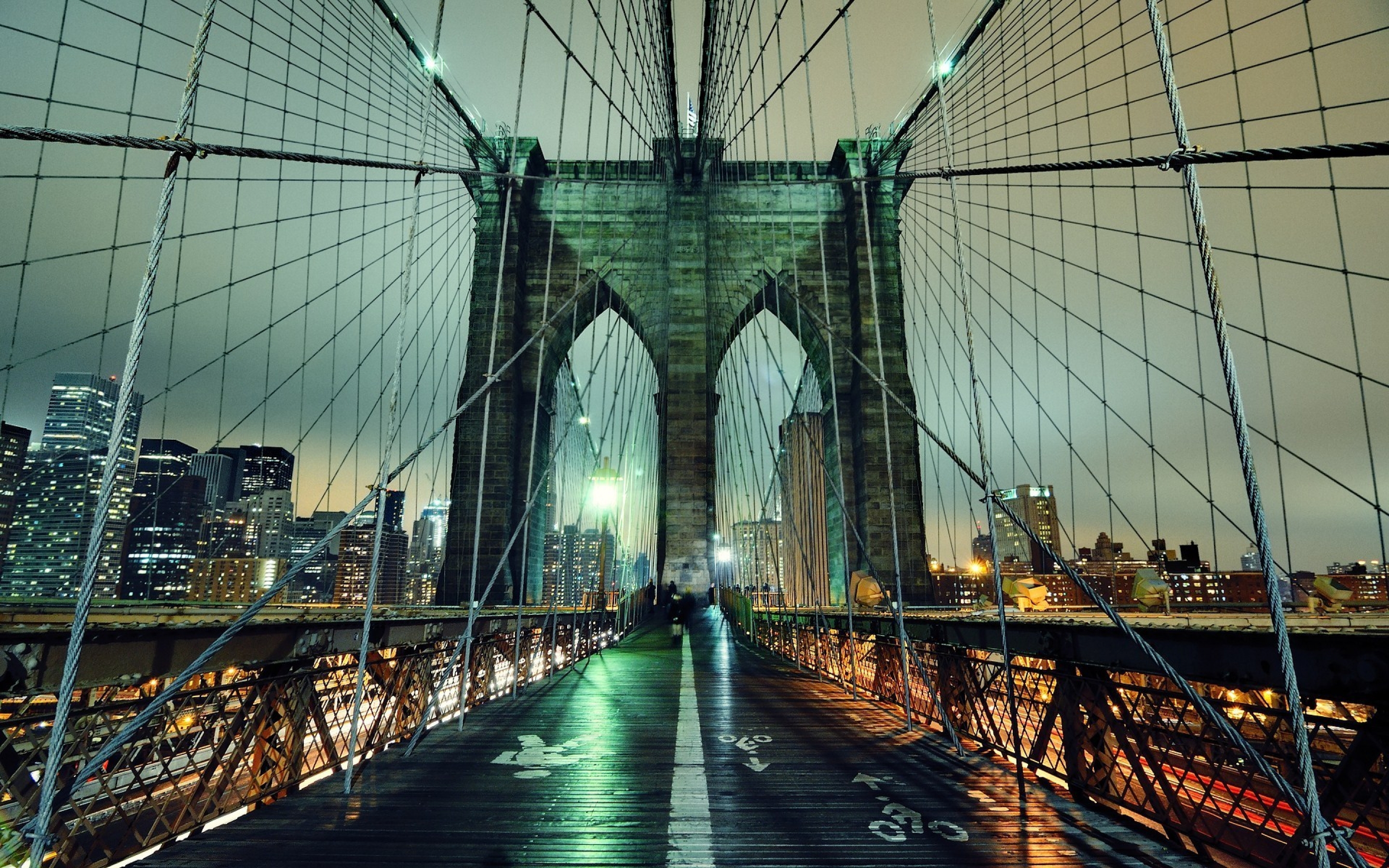 brooklyn, Bridge, Hdr Wallpaper