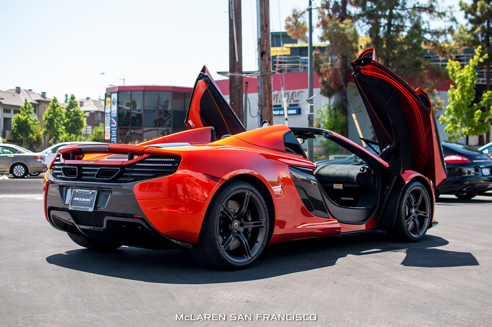 2015, 650s, Car, Mclaren, Orange, Spider, Supercar, Vehicle, Volcano, Wallpaper Wallpaper