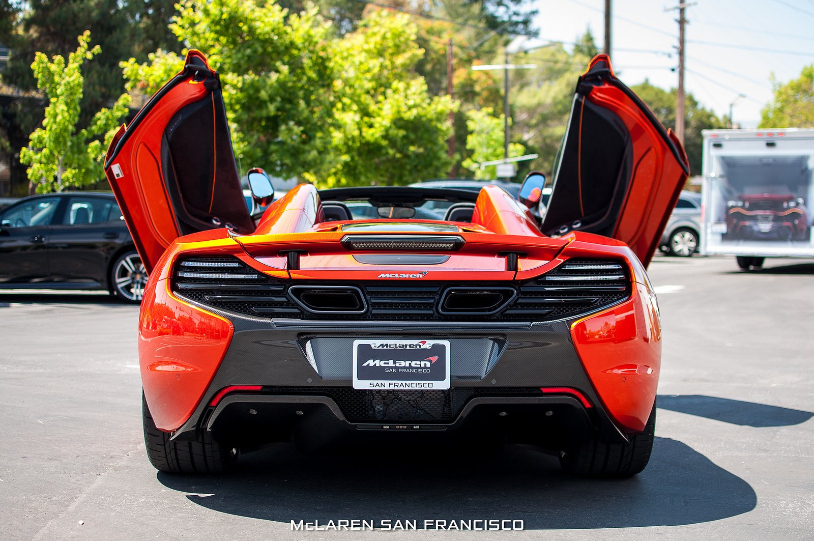 2015, 650s, Car, Mclaren, Orange, Spider, Supercar, Vehicle, Volcano, Wallpaper Wallpaper