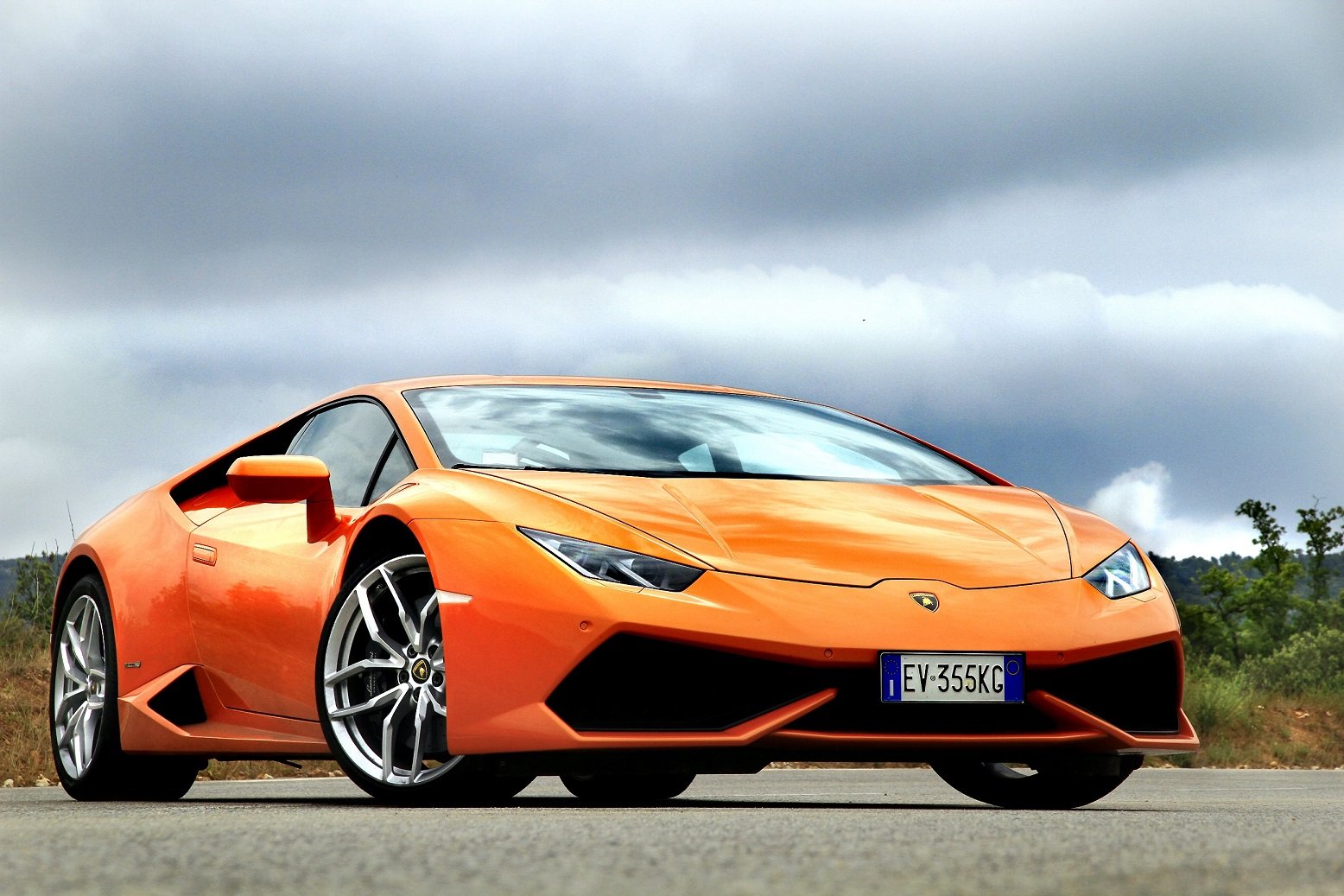 2014, 610, 4, Huracan, Lamborghini, Lb724, Orange, Supercar Wallpaper