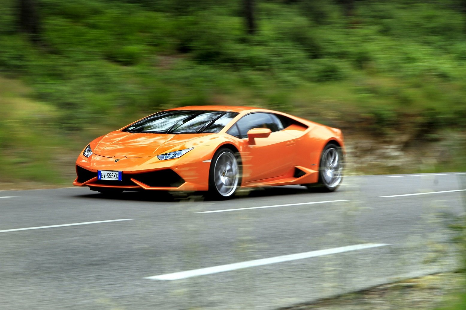 2014, 610, 4, Huracan, Lamborghini, Lb724, Orange, Supercar Wallpaper